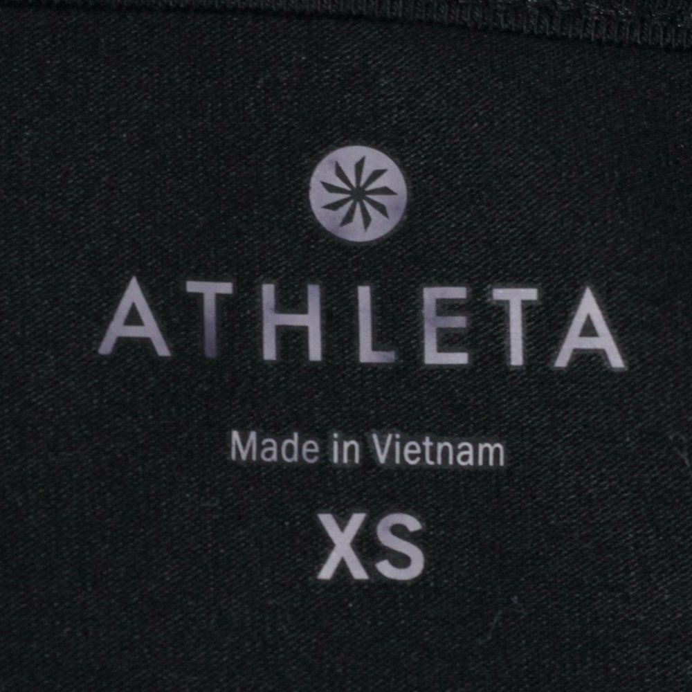 Athleta Ella Colorblock Short Sleeve Black and Grey Activewear Mini Dress - Picture 9 of 9